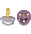 BIBS Colour Pacifiers - 2-Pack - Size 2 - Symmetrical - Fossil G