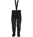 Condor Tights w. Suspenders - Wool - Black