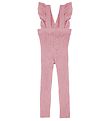 Condor Leggings w. Suspenders - Rib - Pink