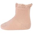 Condor Socks w. Lace border - Pink