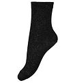 Condor Chaussettes - Viscose - Noir av. Brillant