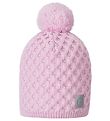 Reima Beanie w. Fleece - Wool/Polyester - Nyksund - Pale Rose w.