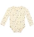 Petit by Sofie Schnoor Wrap samfella L/æ - Antique White M. Blóm
