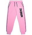 Marni Joggingbuxur - Bleikt M. Svart