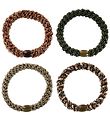 Bandeaux à Cheveux Elastiques Kknekki - 4 Pack - Vert/Marron Bri