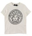 Versace T-shirt - Vit/Svart m. Logo