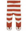 Stella McCartney Kids Leggings m. Foder - Stickad - Vit/Brunrand