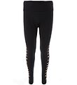 Jordan Leggings - Jumpman High-Rise - Black w. Gold