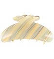 By Str Hair clip - Asta - 10x5 cm - Yellow/Blue Stripes