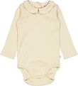 Wheat Bodysuit l/s w. Collar - Clam