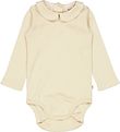 Wheat Bodysuit l/s w. Collar - Clam