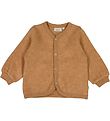 Wheat Cardigan - Wollfleece - Clay Melange