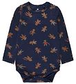The New Siblings Bodysuit l/s - Holiday - Navy Blazer Ginger Aop