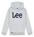 Lee Hoodie - Wobbly Graphic - Vintage Grey Heather