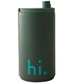 Design Letters Thermo Beker - To Go - 350ml - Mirte Green