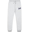 Lee Collegehousut - huojuva grafiikka - Vintage Grey Heather