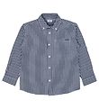 Hust and Claire Hemd - Pure - Navy- Weiß