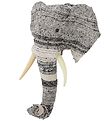 Bloomingville Wall Decoration Decoration - Elephant - Black/Whit