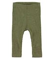 Hust and Claire Leggings - Lee - Rib - Ull - Dusty Green