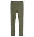 Hust and Claire Leggings - Lane - Rib - Ull - Dusty Green