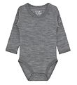 Hust and Claire Romper l/s - Bo - Wol - Grijs Melange