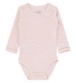 Hust and Claire Romper l/s - Bo - Wol - Roze