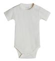 Hust and Claire Romper s/s - Inzet - Rib - Wol - Off White