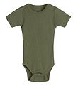 Hust and Claire Body k/ - Wette - Rib - Wolle - Dusty Green