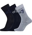 Ronaldo Socken - 3er-Pack - Grau/Blau/Schwarz