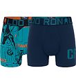 Ronaldo Boxershorts - 2-pack - Blauw/Oranje