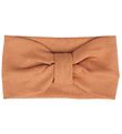 Voksi Headband - Wool - 2-layer - Sandstone Peach w. Bow