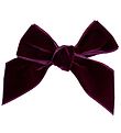 Condor Hair Clip - Velvet - Bow - Bordeaux