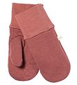 Racing Kids Mittens - Wool/Cotton - Old Rose