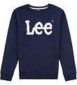 Lee Sweatshirt - Wiebelende afbeelding BB Crew - Navy Blazer