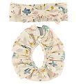 Cam Cam Doll Accessories - Collar and Headband - Pressed Leaves