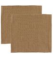 Cam Cam Spucktücher - 72x72 cm - 2er-Pack - Camel
