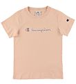 Champion T-shirt - Light pink w. Logo