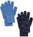 CeLaVi Gants - Laine/Polyester - 2 Pack - Cobalt brillant av. R