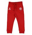 Hummel Joggingbuxur - DBU - hmlHonor - Rautt