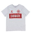 Hummel T-Shirt - DBU - hmlHoera - Grijs Gevlekt