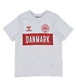 Hummel T-Shirt - DBU - hmlHurra - Grau Meliert meliert