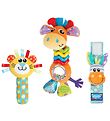 Playgro Hringla - Gjafasett - 3 Partar - Gíraffi