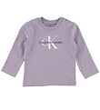 Calvin Klein Blouse - Monogram - Smoky Lilac