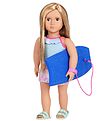 Our Generation Docka - 46 cm - Ivana m. Surfbräda