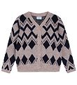 Noa Noa miniature Cardigan - Wolle/Polyester - Nohr - Brown/Blue