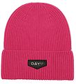 DAY ET Beanie - Logo Patch - Knitted - Wool/Acrylic - Diva Pink