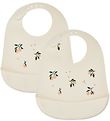 Liewood Bib - Tilda - 2-Pack - Peach/Sea Shell Mix