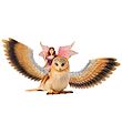 Schleich Bayala - Fairy Im Flug auf Glam Owl V2