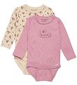 Minymo Bodysuit æ/s - 2-Pack - Lilac