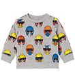 Stella McCartney Kids Sweatshirt - Grau Meliert m. Helme